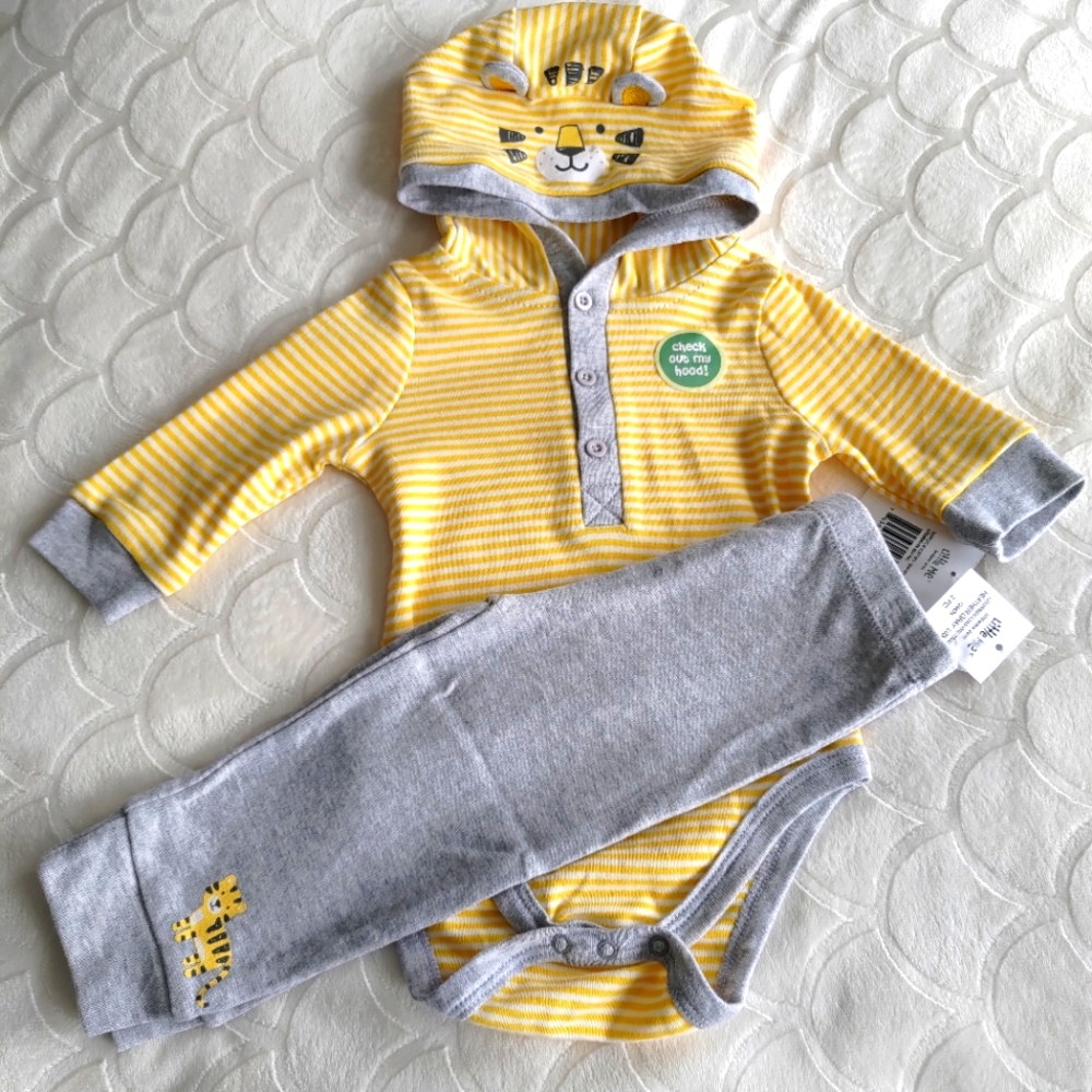 Little me baby 2 PC's. Tiger outfit. Size 12 months